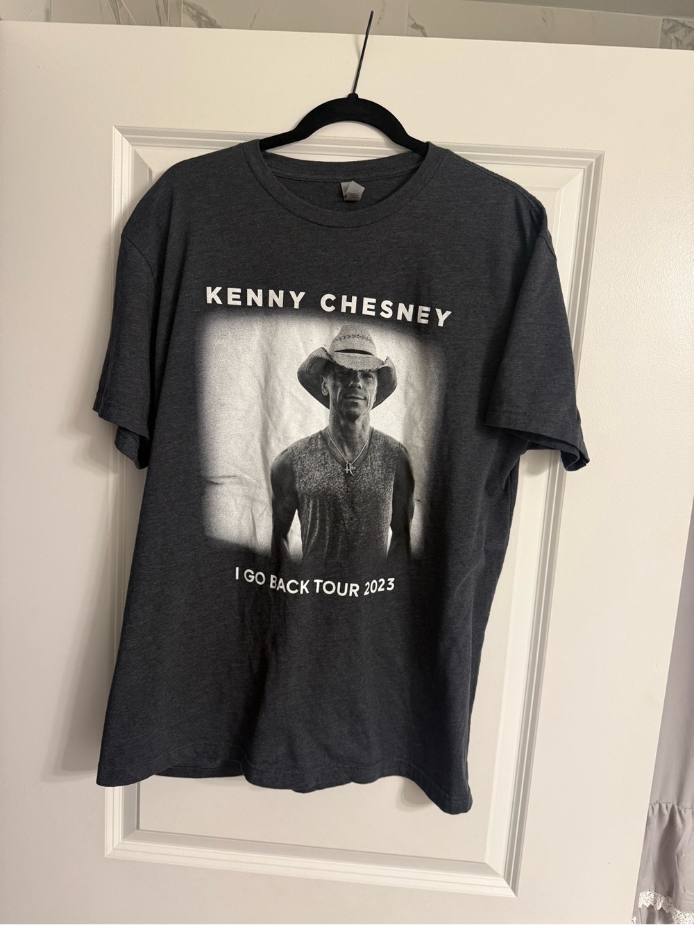Kenny Chesney I Go Back Tour 2023 Men's Charcoal Graphic Tee